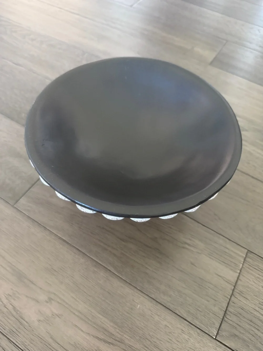 Decorative elegant Cream and Gold Accent Bowl - Home Accents